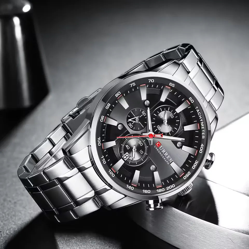 Reloj Curren CUR-46 Hombre Acero Plateado