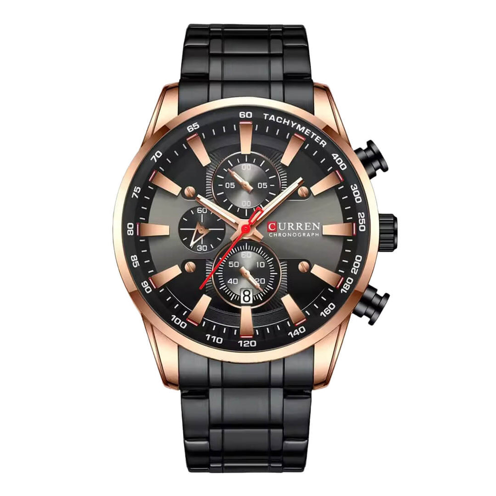 Reloj Curren CUR-47 Hombre Acero Negro