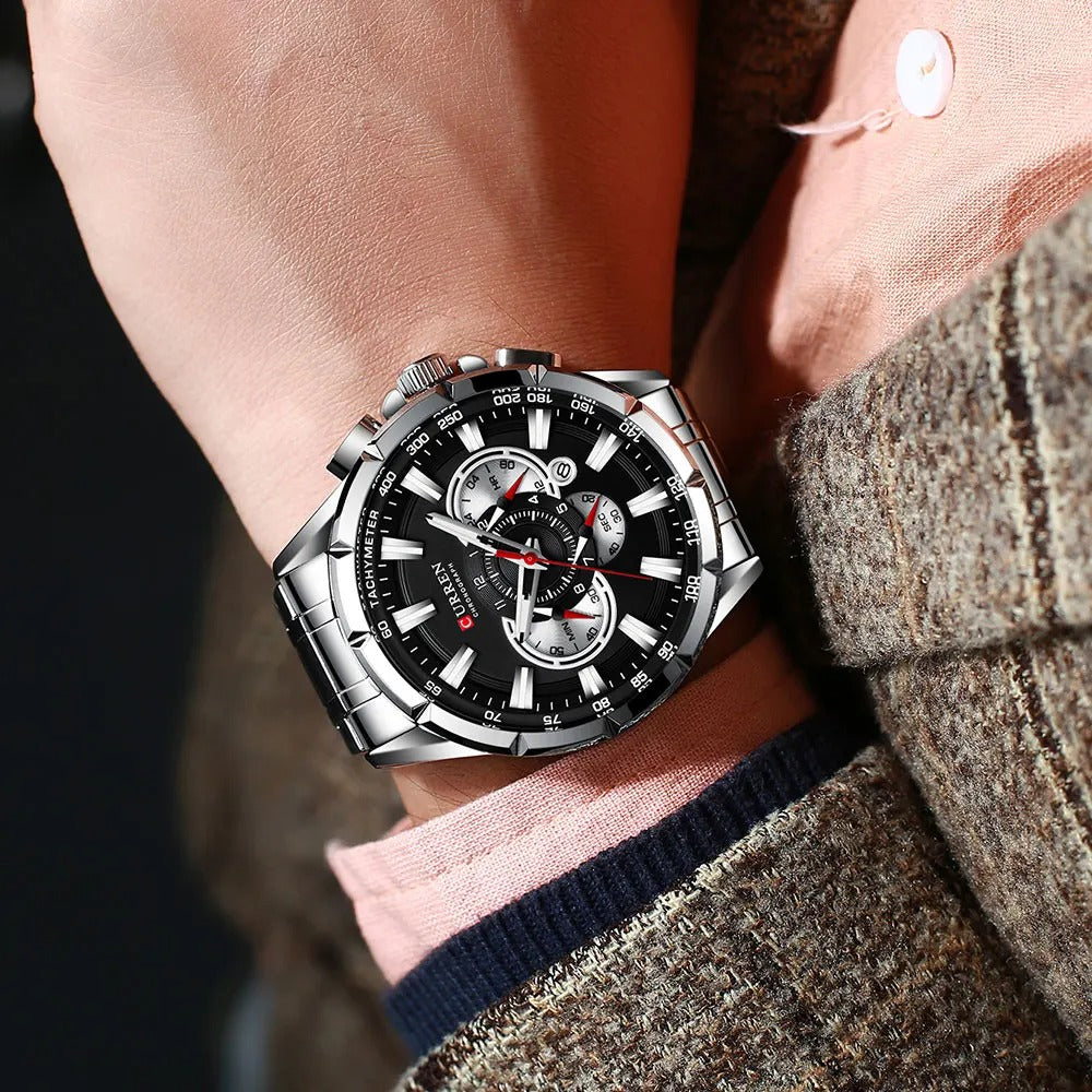 Reloj Curren Hombre Acero Plateado | CUR-53