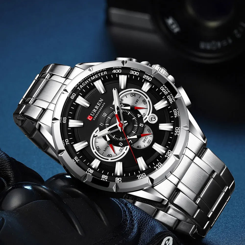 Reloj Curren CUR-53 Hombre Acero Plateado