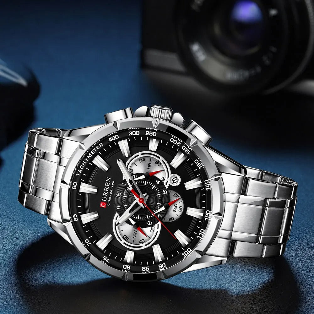 Reloj Curren CUR-53 Hombre Acero Plateado