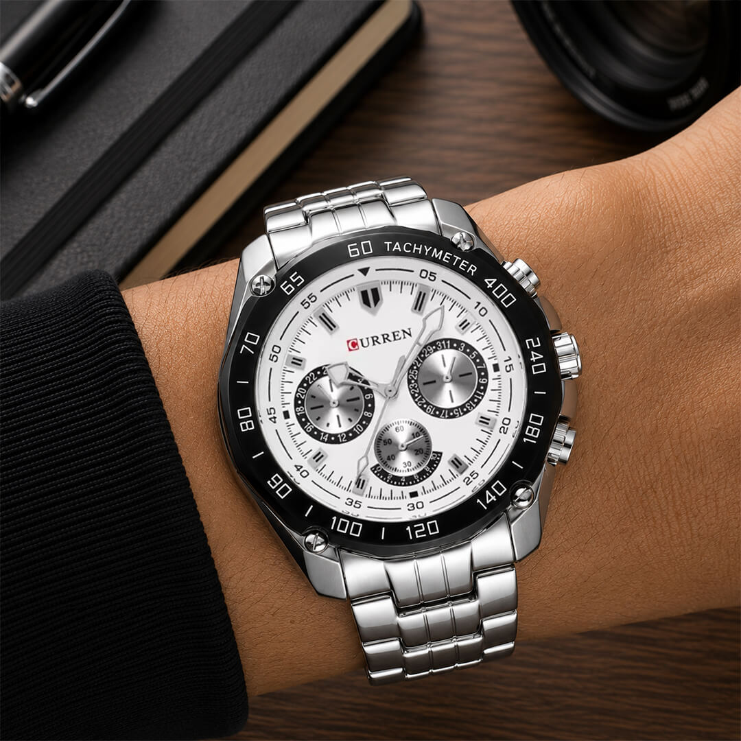 Reloj Curren CUR-57 Hombre Acero Plateado