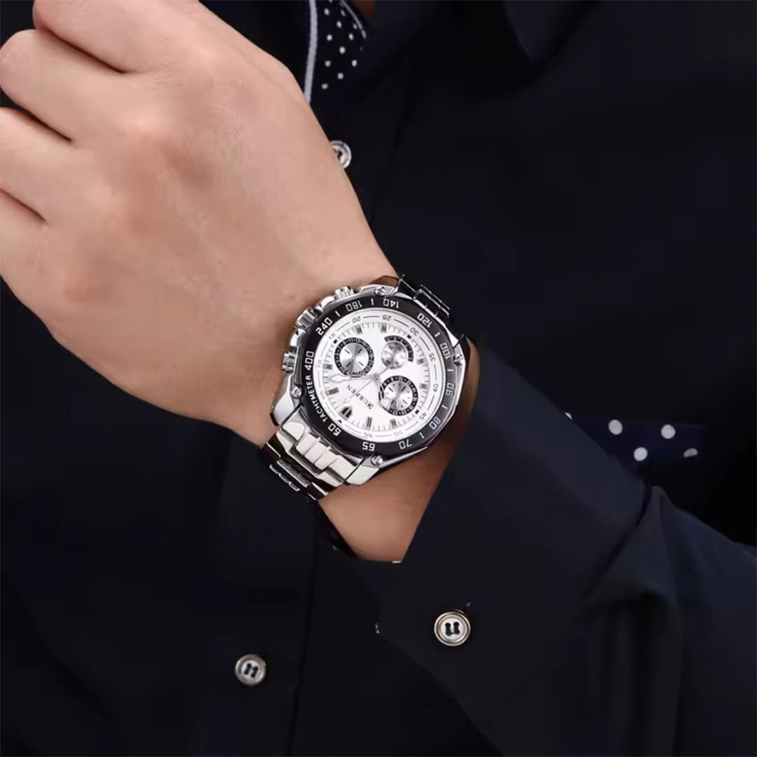 Reloj Curren CUR-57 Hombre Acero Plateado