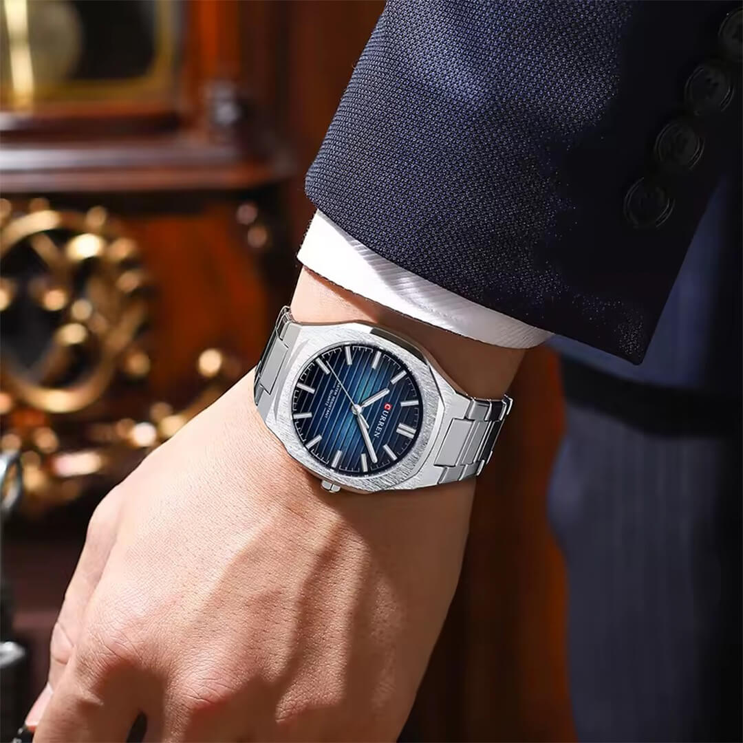 Reloj Curren Hombre Acero Plateado | CUR-59