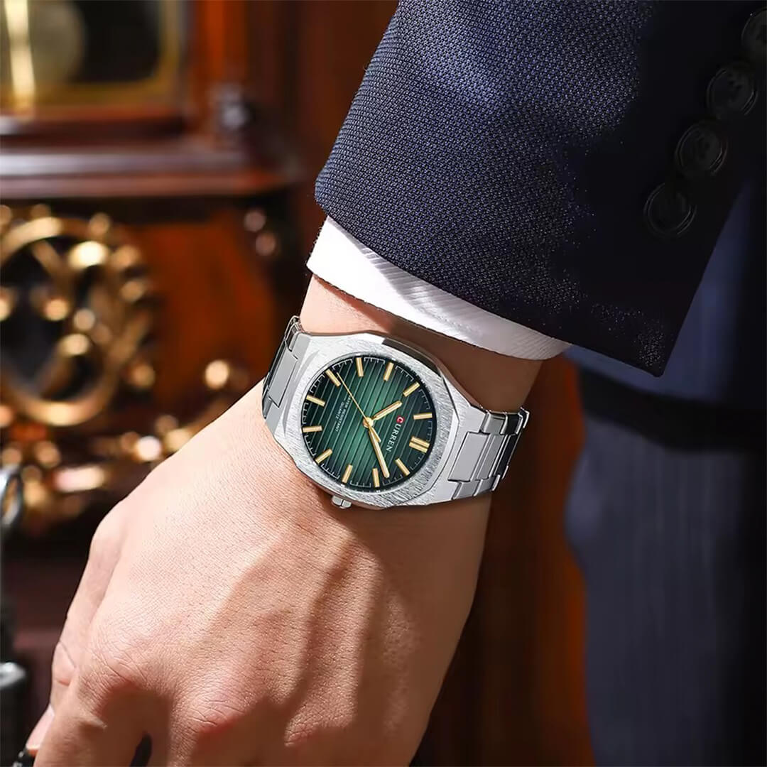 Reloj Curren Hombre Acero Plateado | CUR-60