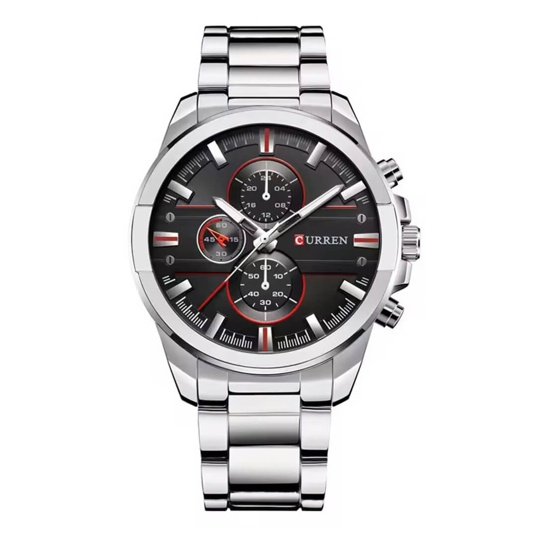Reloj Curren Hombre Acero Plateado | CUR-61