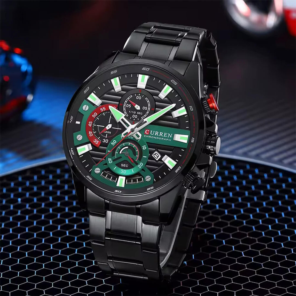 Reloj Curren CUR-62 Hombre Acero Negro