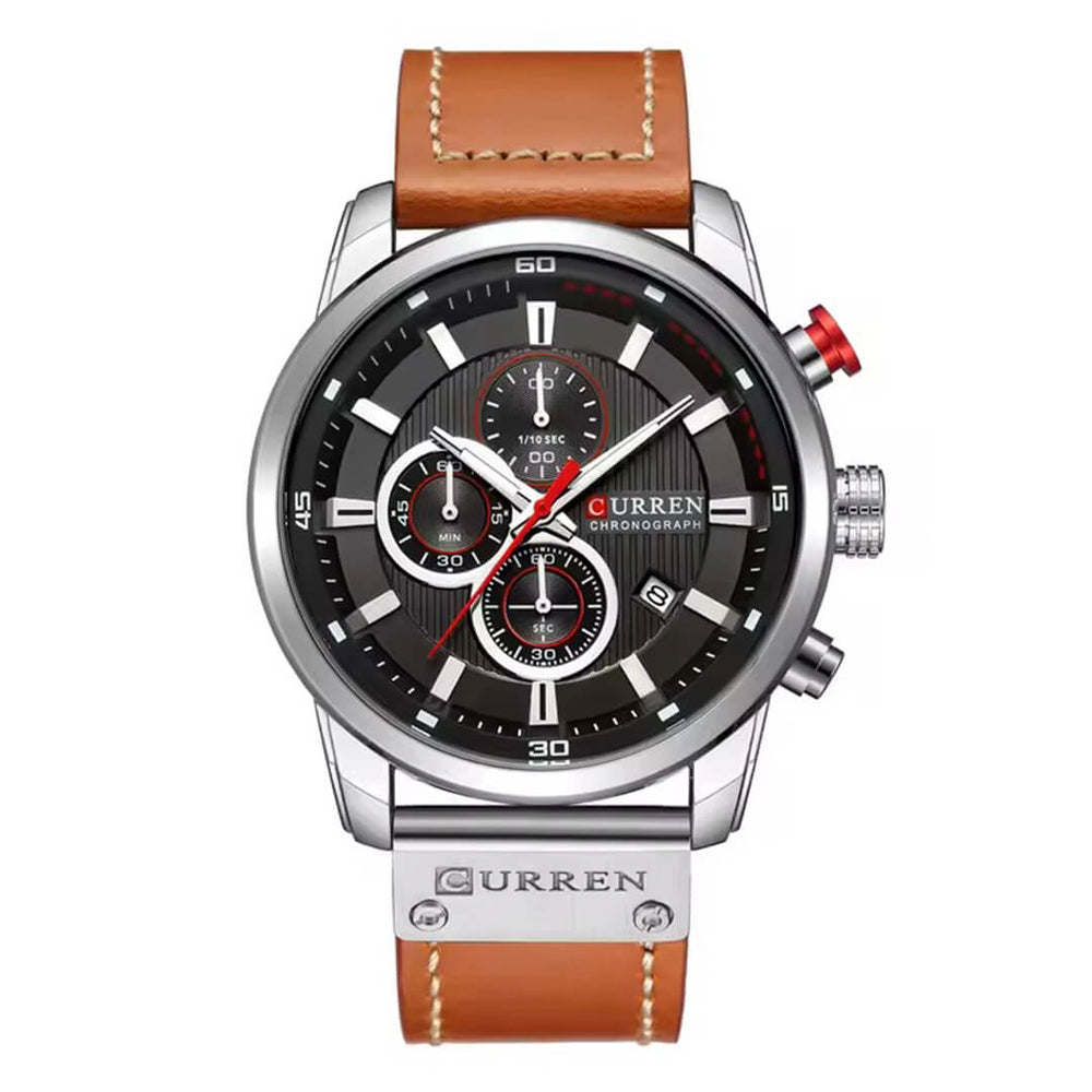 Reloj Curren CUR-67 Hombre Cuero Marrón