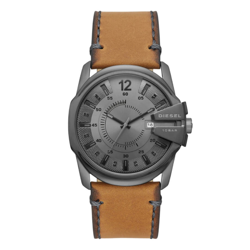 Reloj Diesel Mega Chief DZ1964 Hombre Cuero Marrón