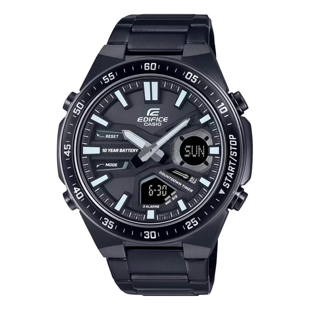 Reloj Edifice EFV-C110DC-1A Hombre Acero Negro | EDF-11