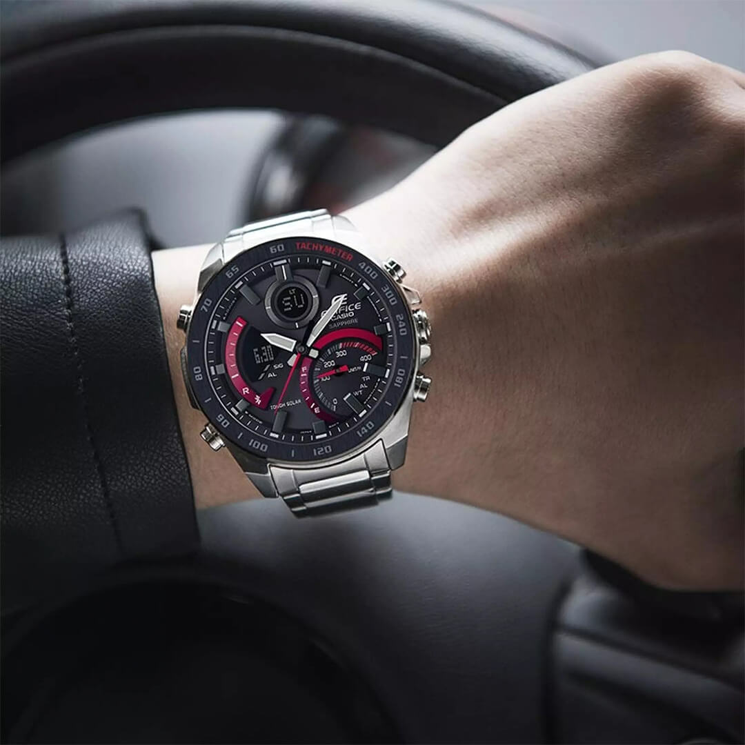 Reloj Edifice ECB-900DB-1A Hombre Bluetooth Rojo | EDF-18