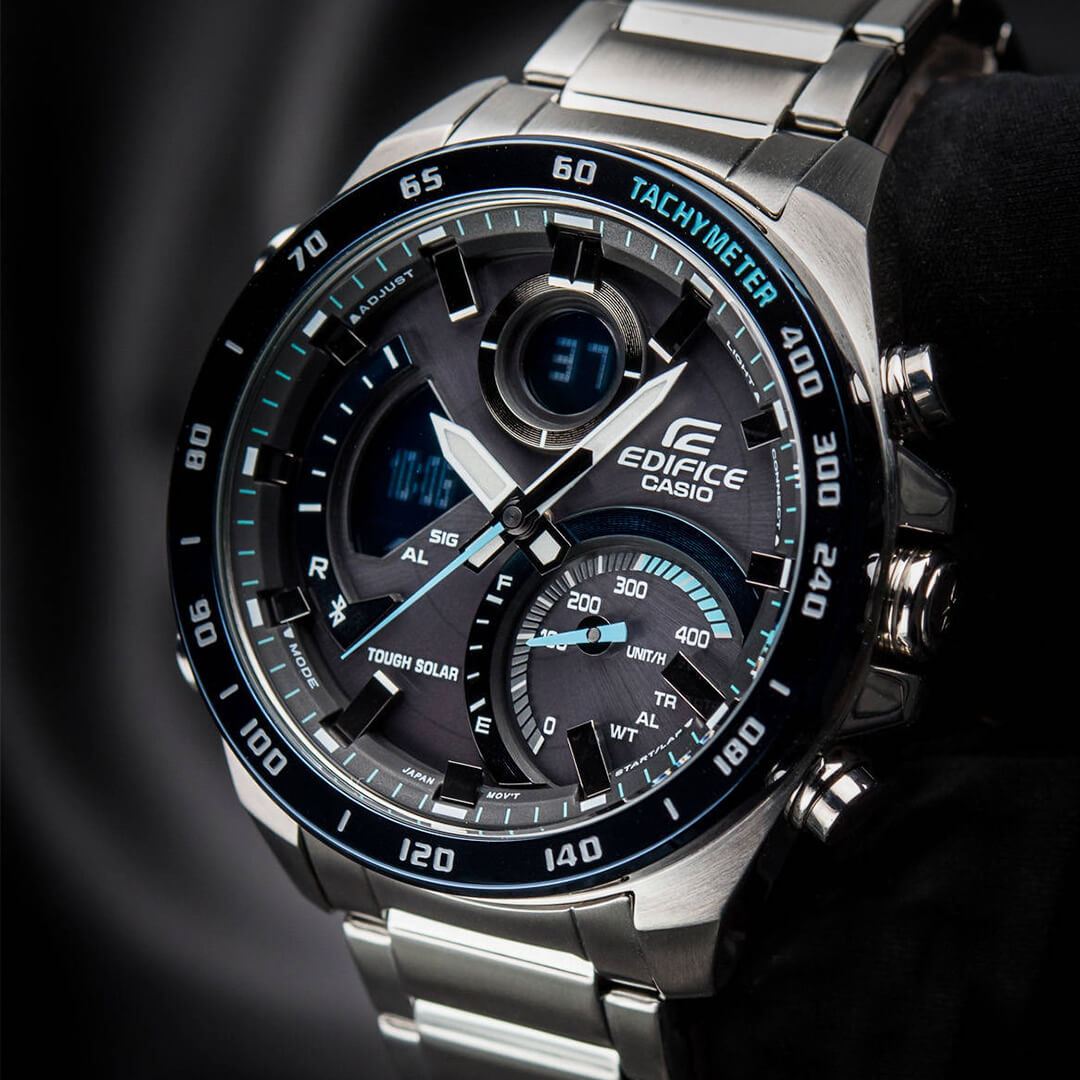 Reloj Edifice ECB-900DB-1B Hombre Bluetooth Azul