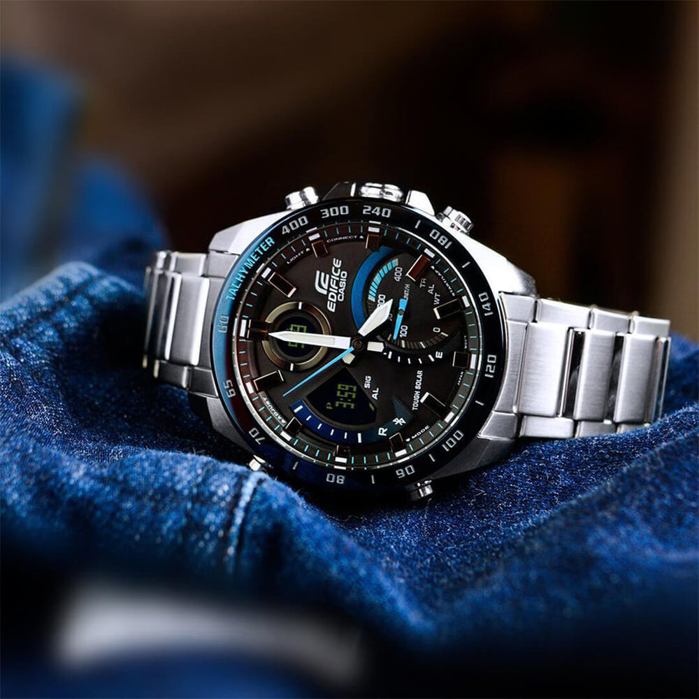 Reloj Edifice ECB-900DB-1B Hombre Bluetooth Azul