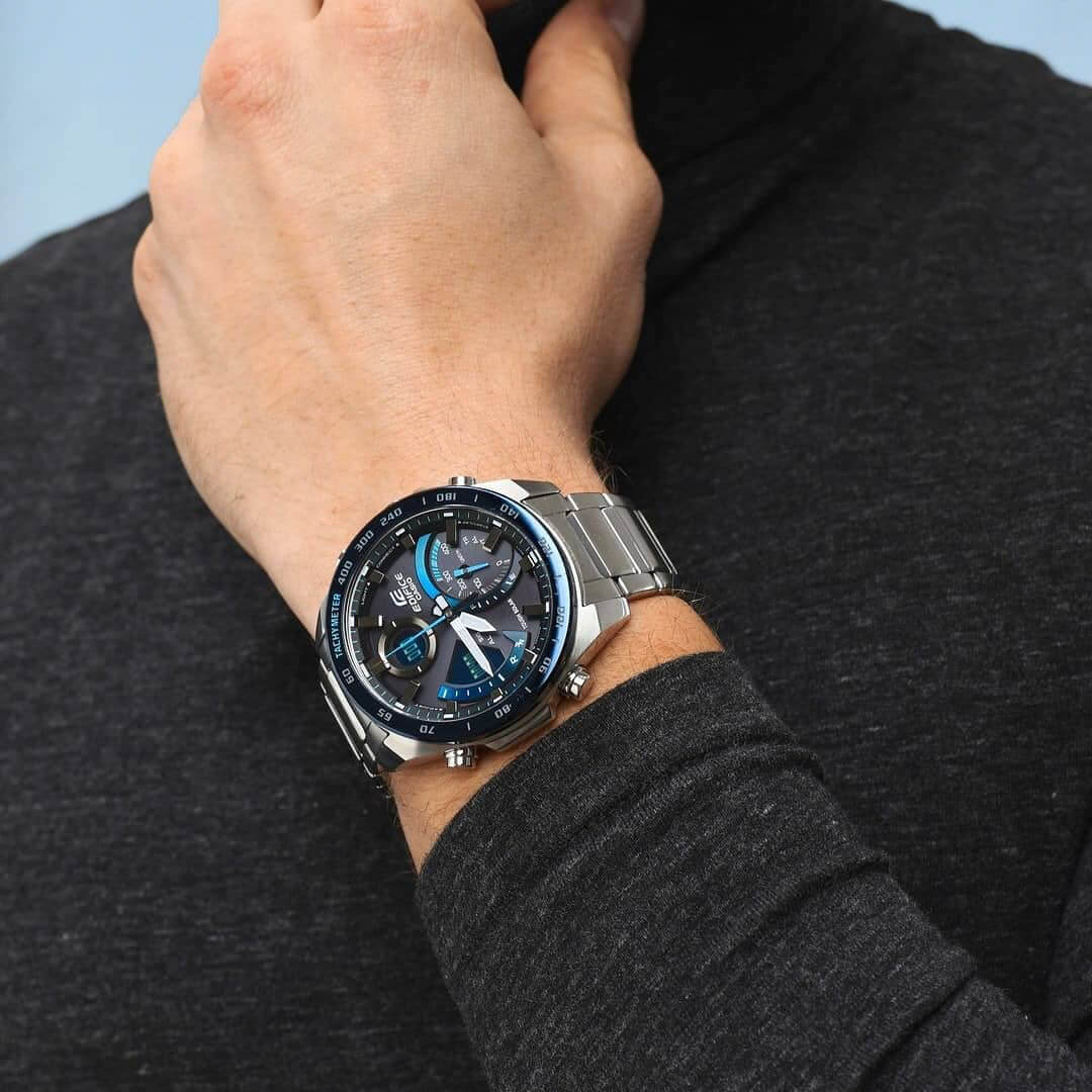 Reloj Edifice ECB-900DB-1B Hombre Bluetooth Azul