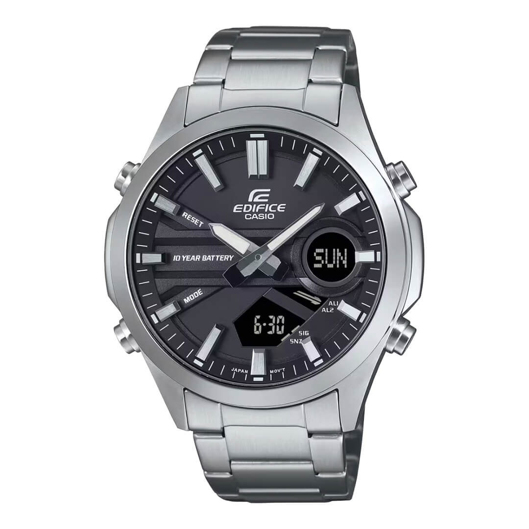 Reloj Edifice EFV-C120D-1A Hombre Acero Plateado | EDF-26