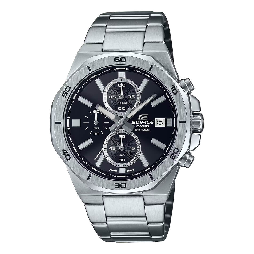 Reloj Edifice EFV-640D-1A Hombre Acero Negro