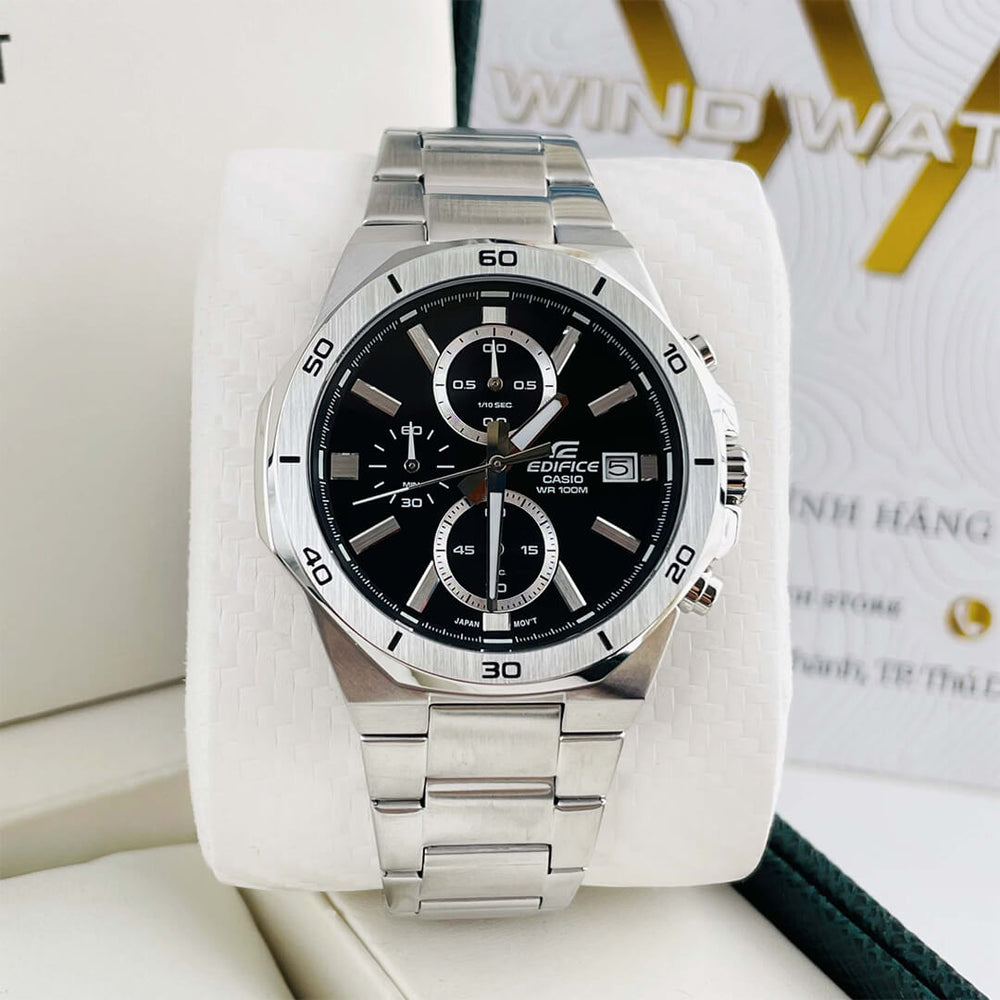 Reloj Edifice EFV-640D-1A Hombre Acero Negro
