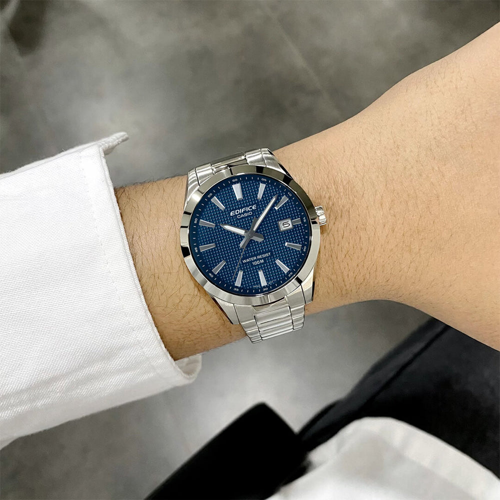 Reloj Edifice EFV-160D-2AVDF Hombre Acero Plateado