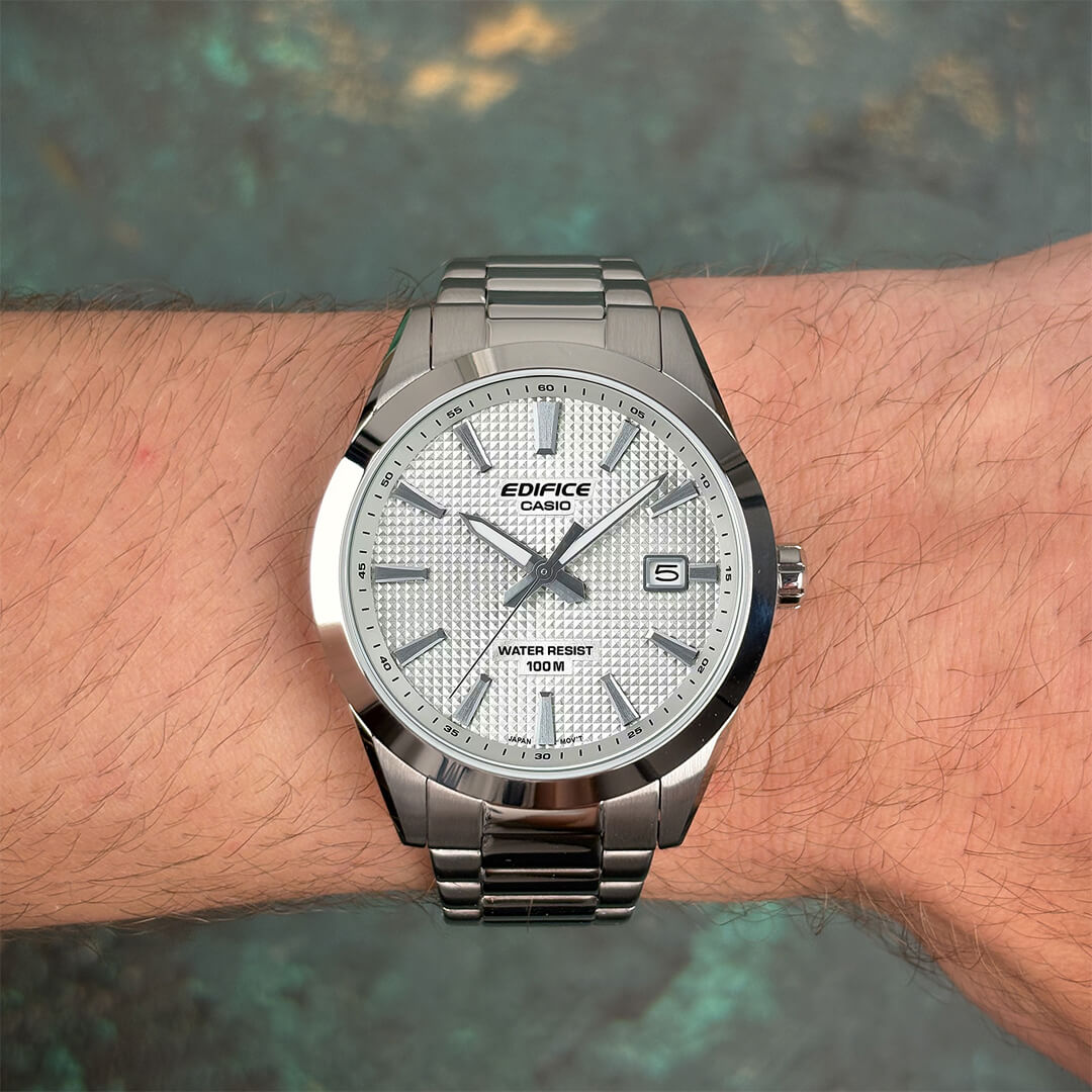 Reloj Edifice EFV-160D-7AV Hombre Acero Plateado | EDF-35