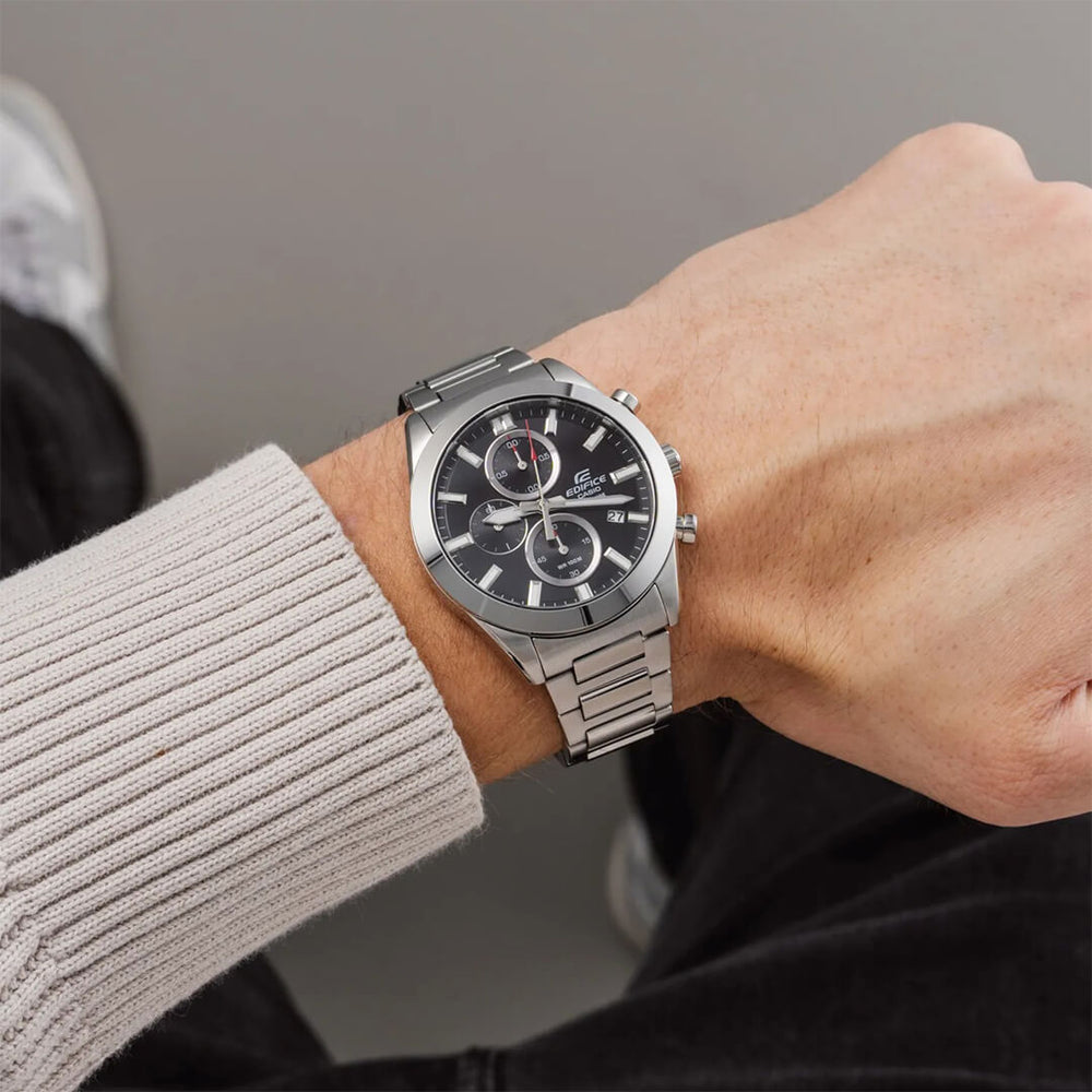 Reloj Edifice EFB-710D-1AV Hombre Acero Plateado