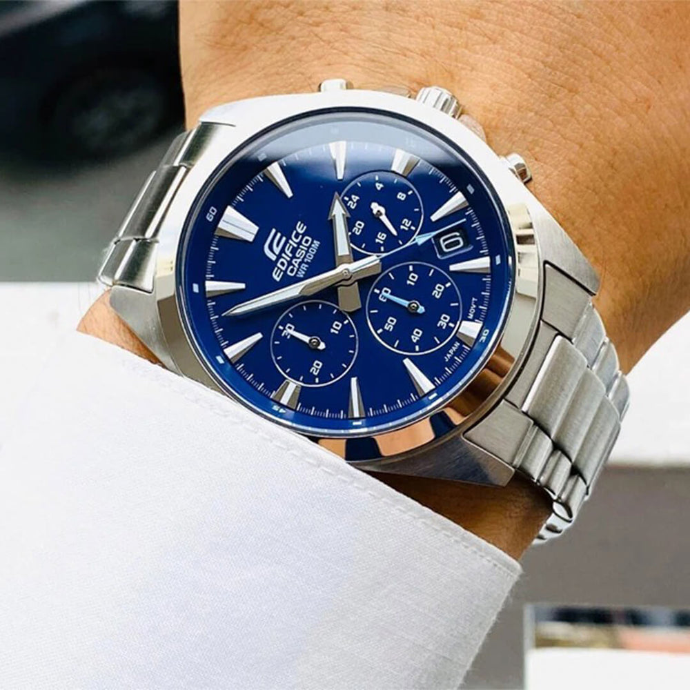 Reloj Edifice EFV-630D-2AV Hombre Acero Azul