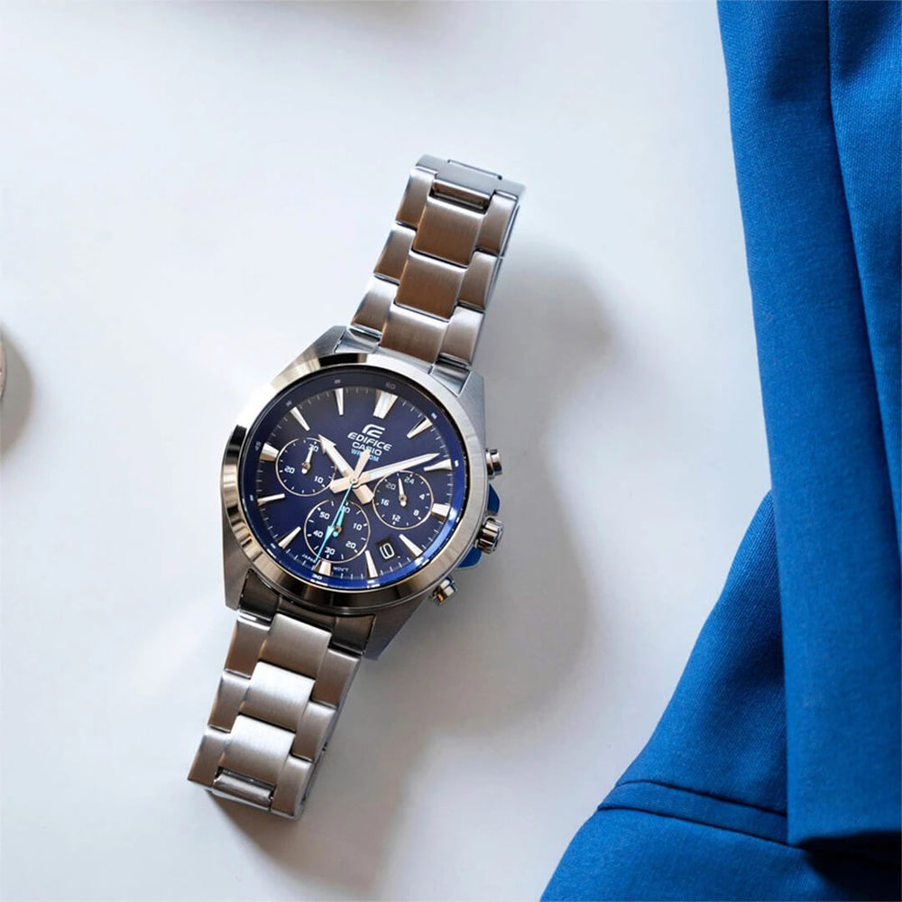 Reloj Edifice EFV-630D-2AV Hombre Acero Azul