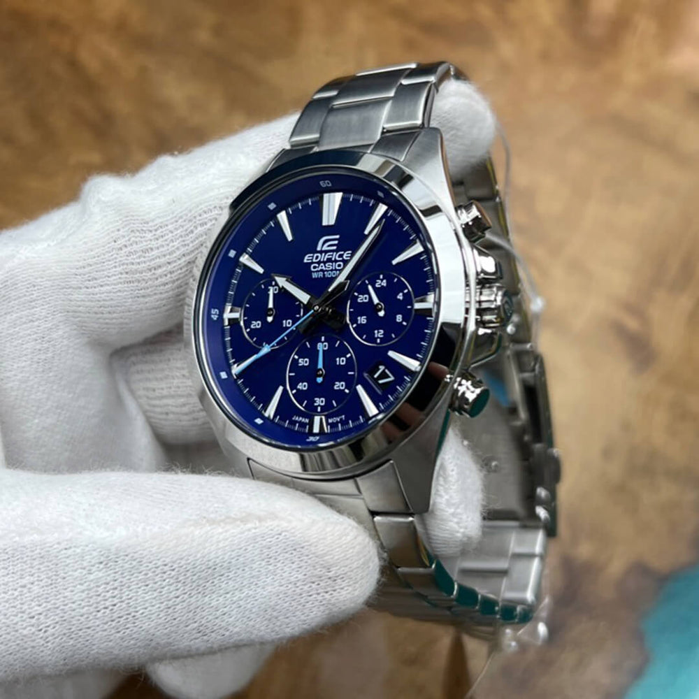 Reloj Edifice EFV-630D-2AV Hombre Acero Azul