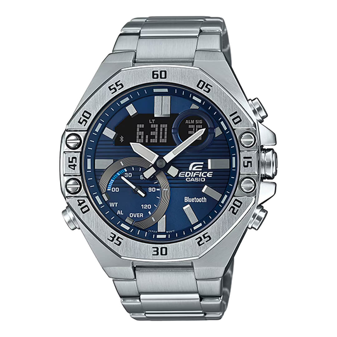 Reloj Edifice ECB-10D-2A Hombre Bluetooth Azul