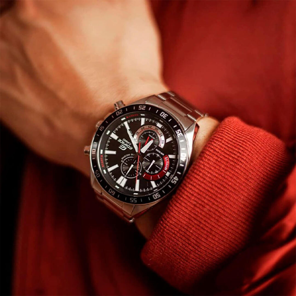 Reloj Edifice EFV-620D-1A4V Hombre Acero Negro