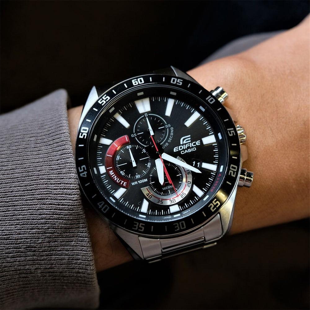 Reloj Edifice EFV-620D-1A4V Hombre Acero Negro