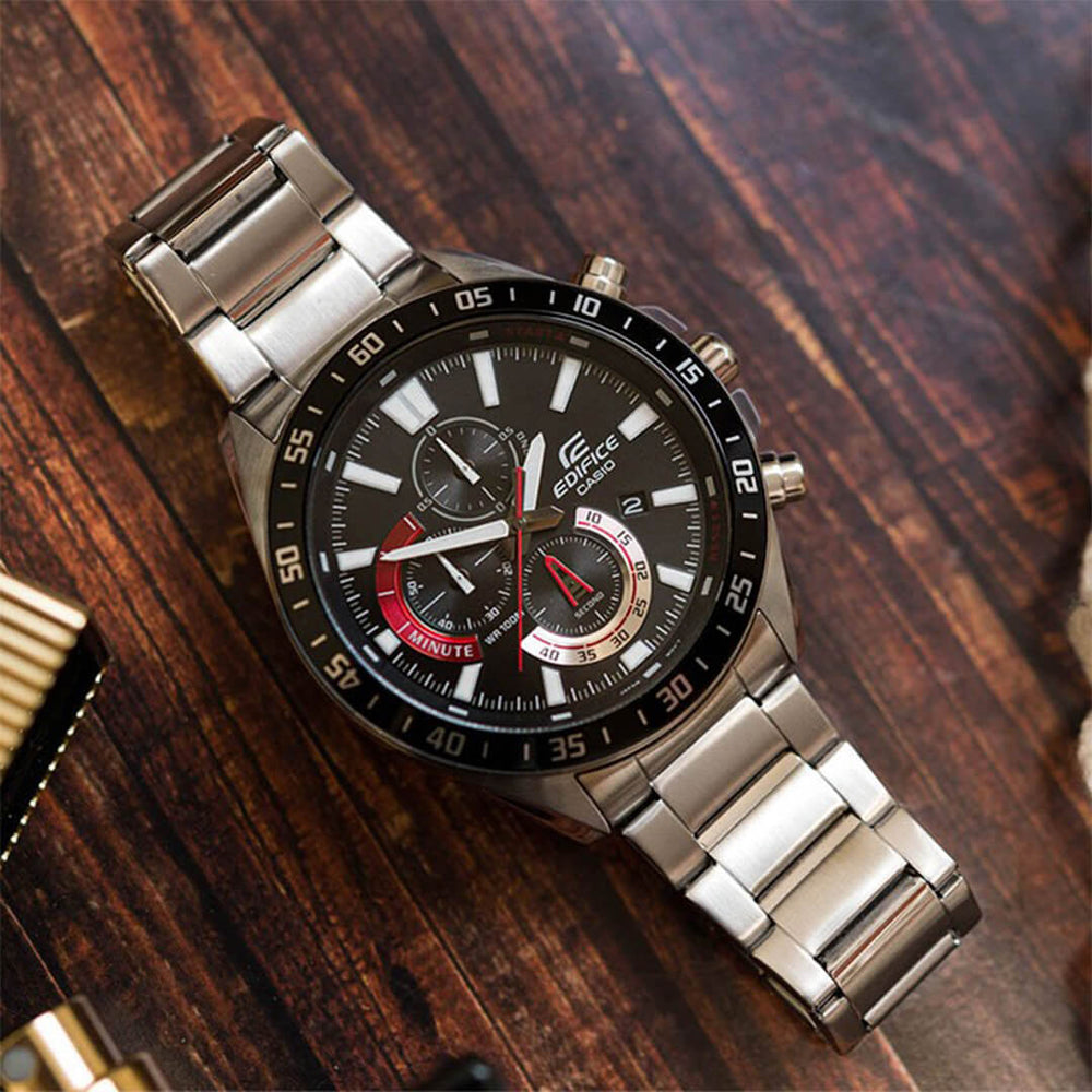 Reloj Edifice EFV-620D-1A4V Hombre Acero Negro