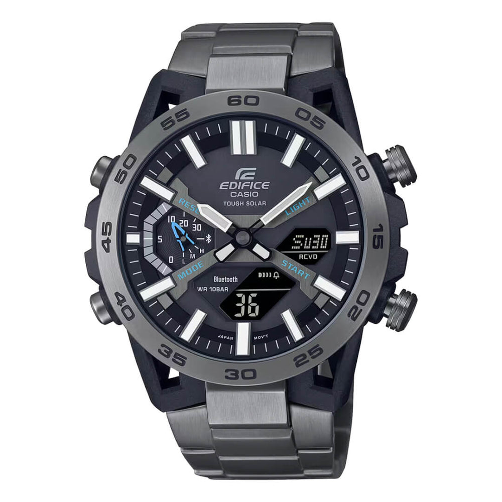 Reloj Edifice ECB-2000DC-1A Hombre Bluetooth Gris