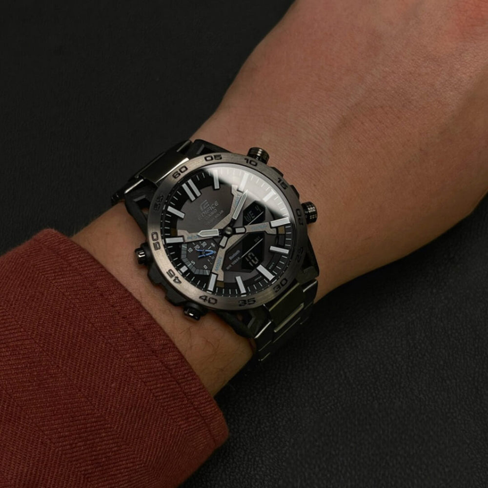 Reloj Edifice ECB-2000DC-1A Hombre Bluetooth Gris