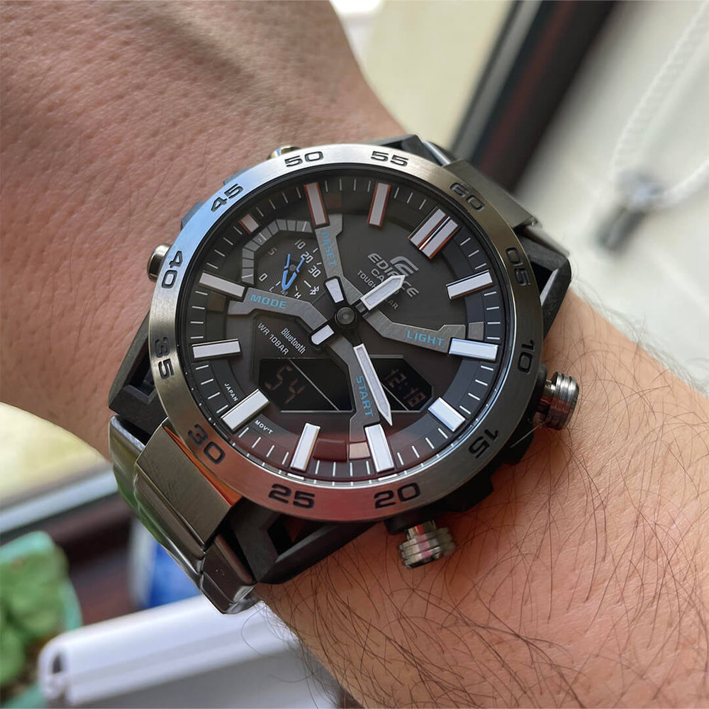 Reloj Edifice ECB-2000DC-1A Hombre Bluetooth Gris