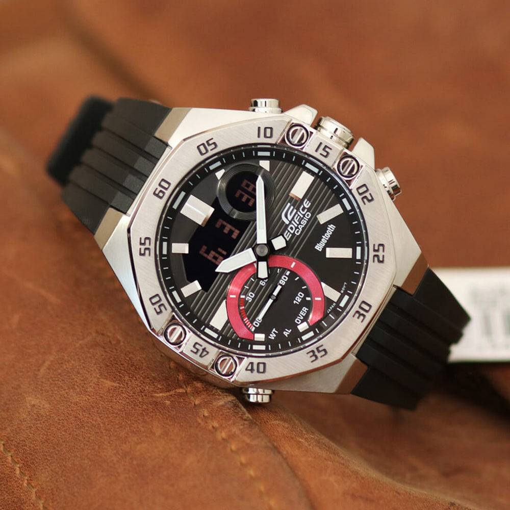 Reloj Edifice ECB-10P-1A Hombre Bluetooth Negro