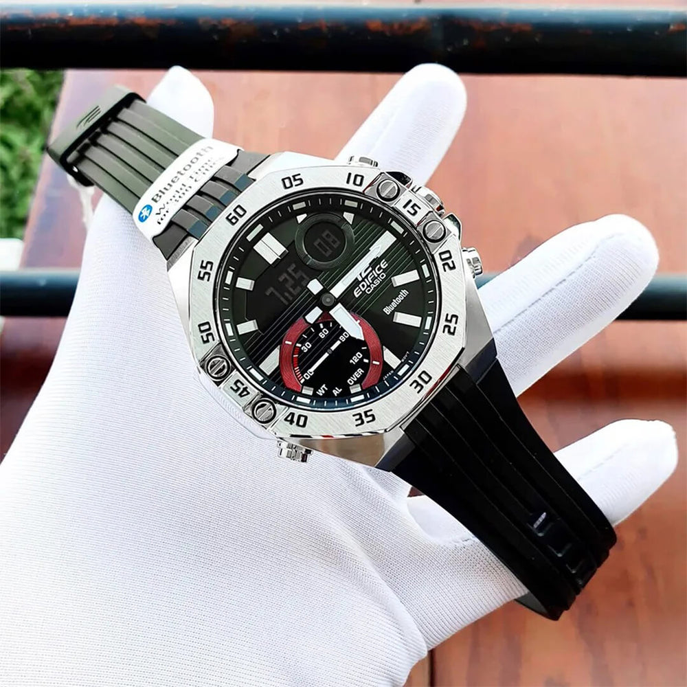 Reloj Edifice ECB-10P-1A Hombre Bluetooth Negro