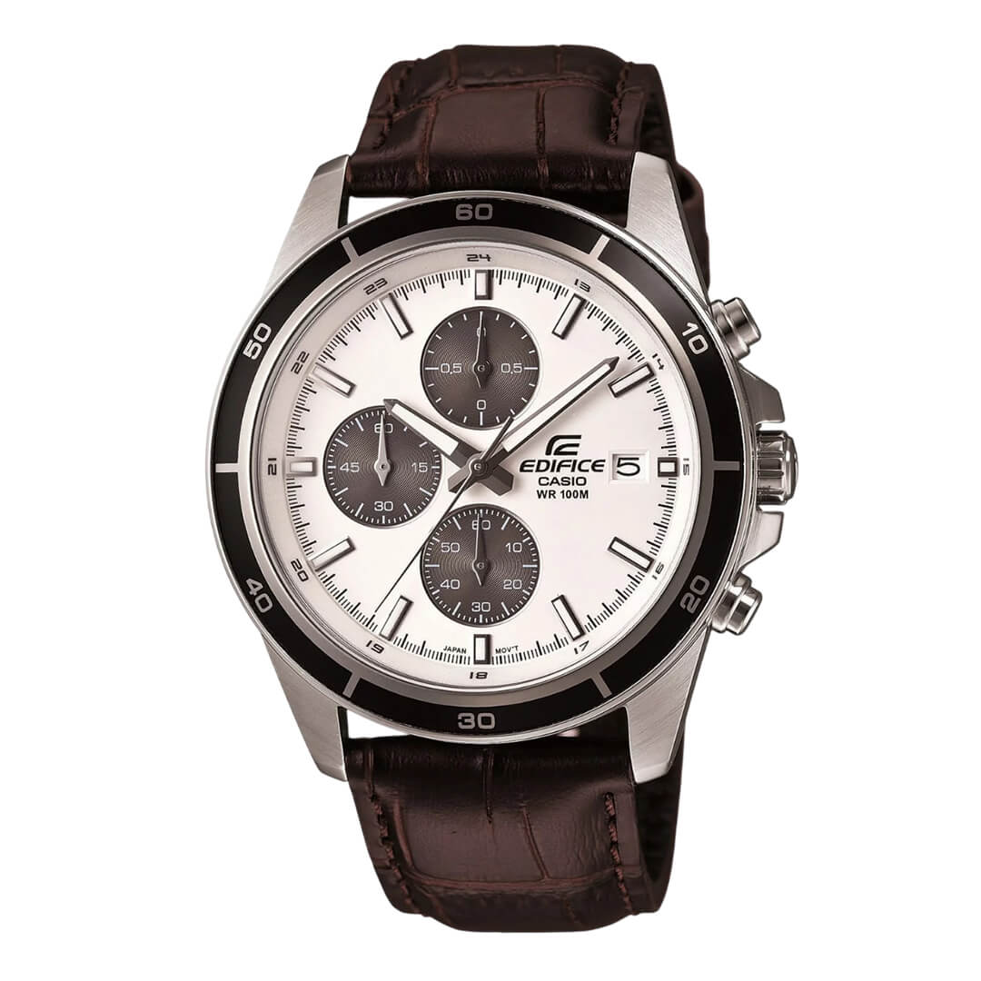 Reloj Edifice EFR-526L-7A Hombre Cuero Marrón | EDF-50