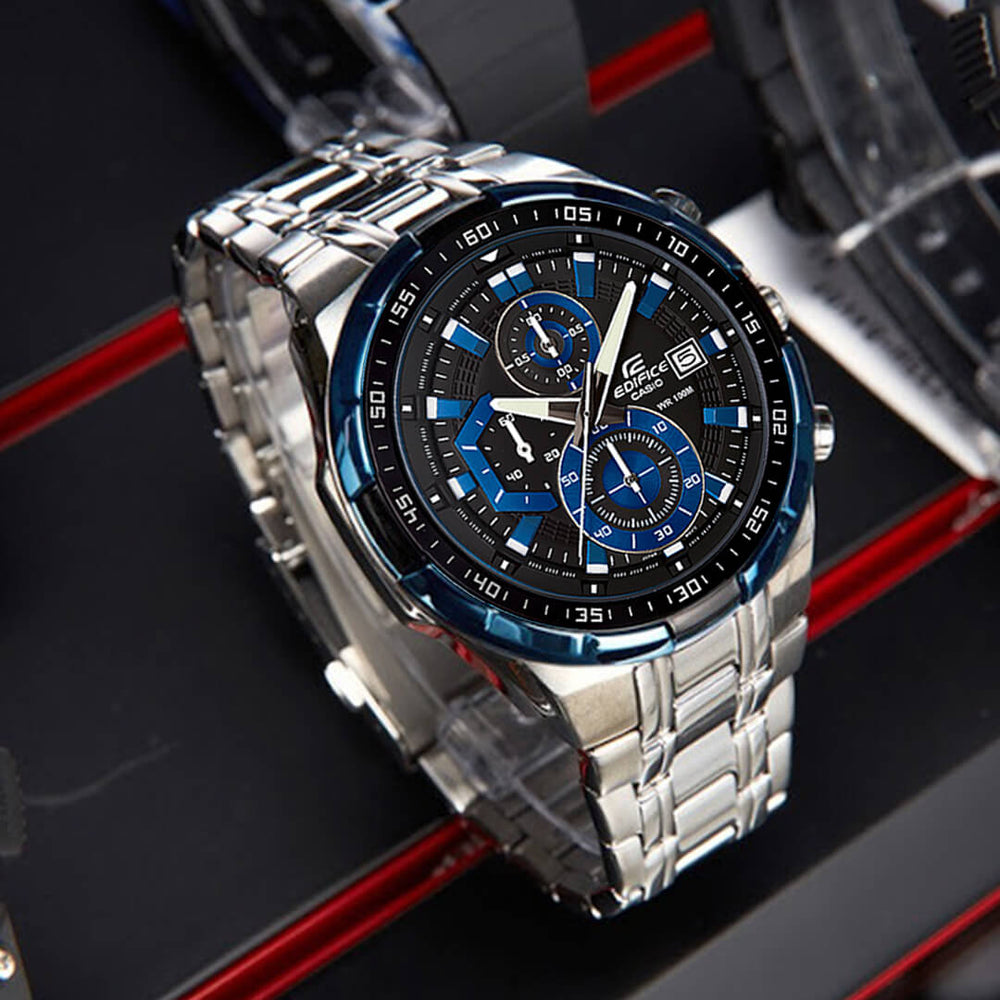 Reloj Edifice EFR-539D-1A2 Hombre Acero Plateado