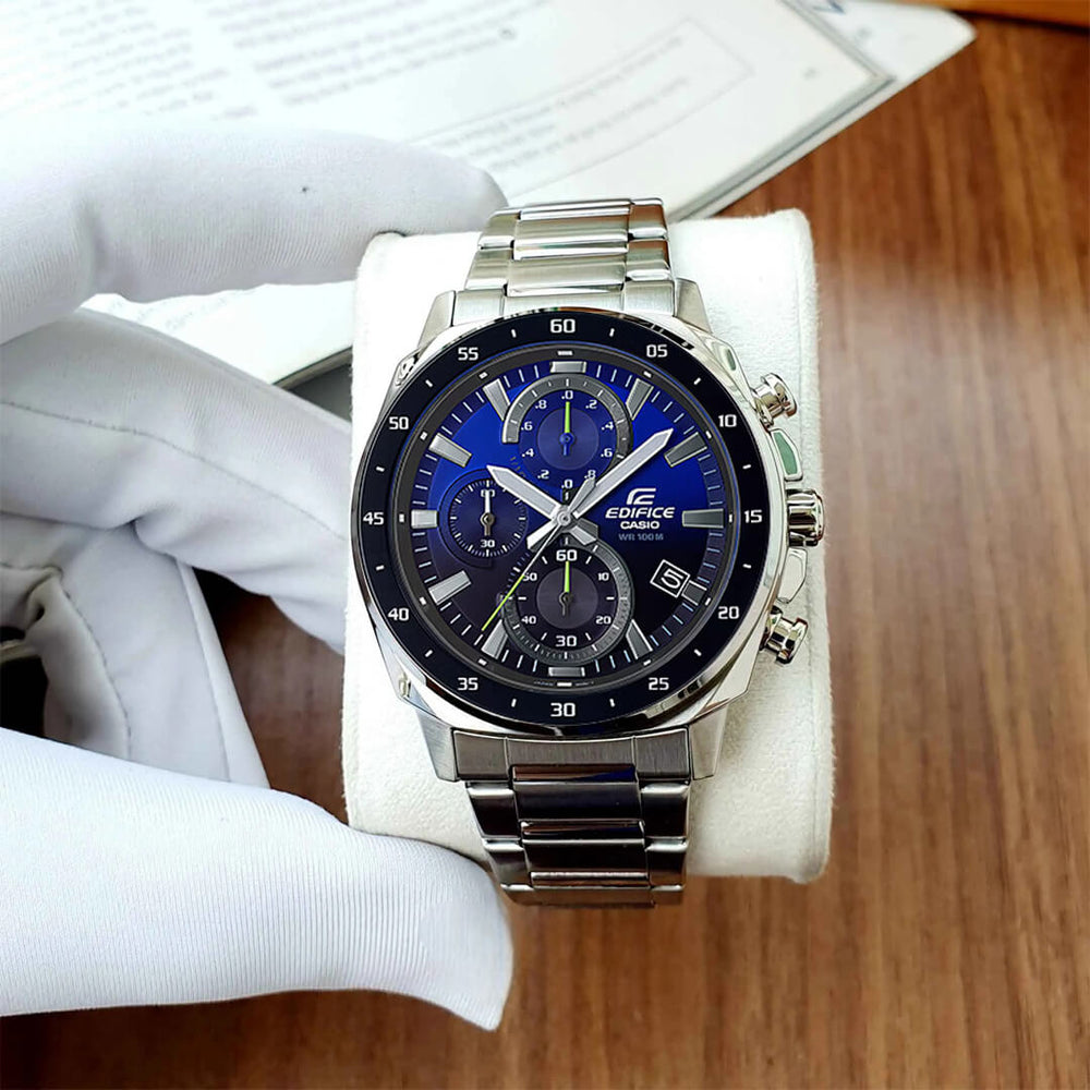 Reloj Edifice EFV-600D-2A Hombre Acero Plateado