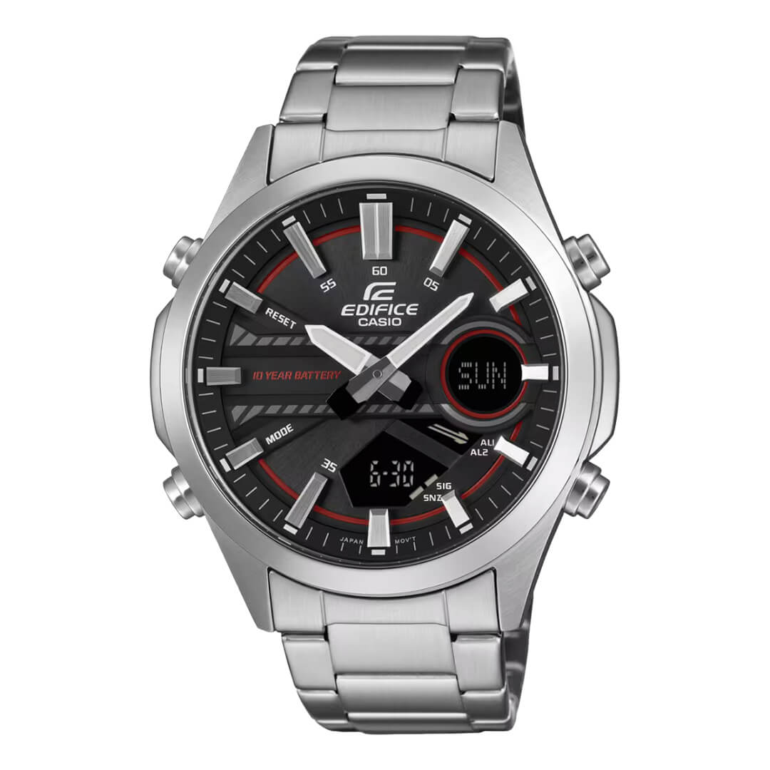 Reloj Edifice EFV-C120D-1A4D Hombre Acero Plateado | EDF-54