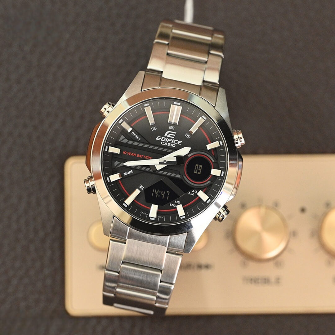 Reloj Edifice EFV-C120D-1A4D Hombre Acero Plateado