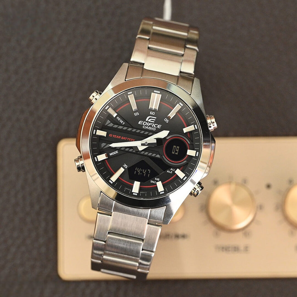 Reloj Edifice EFV-C120D-1A4D Hombre Acero Plateado
