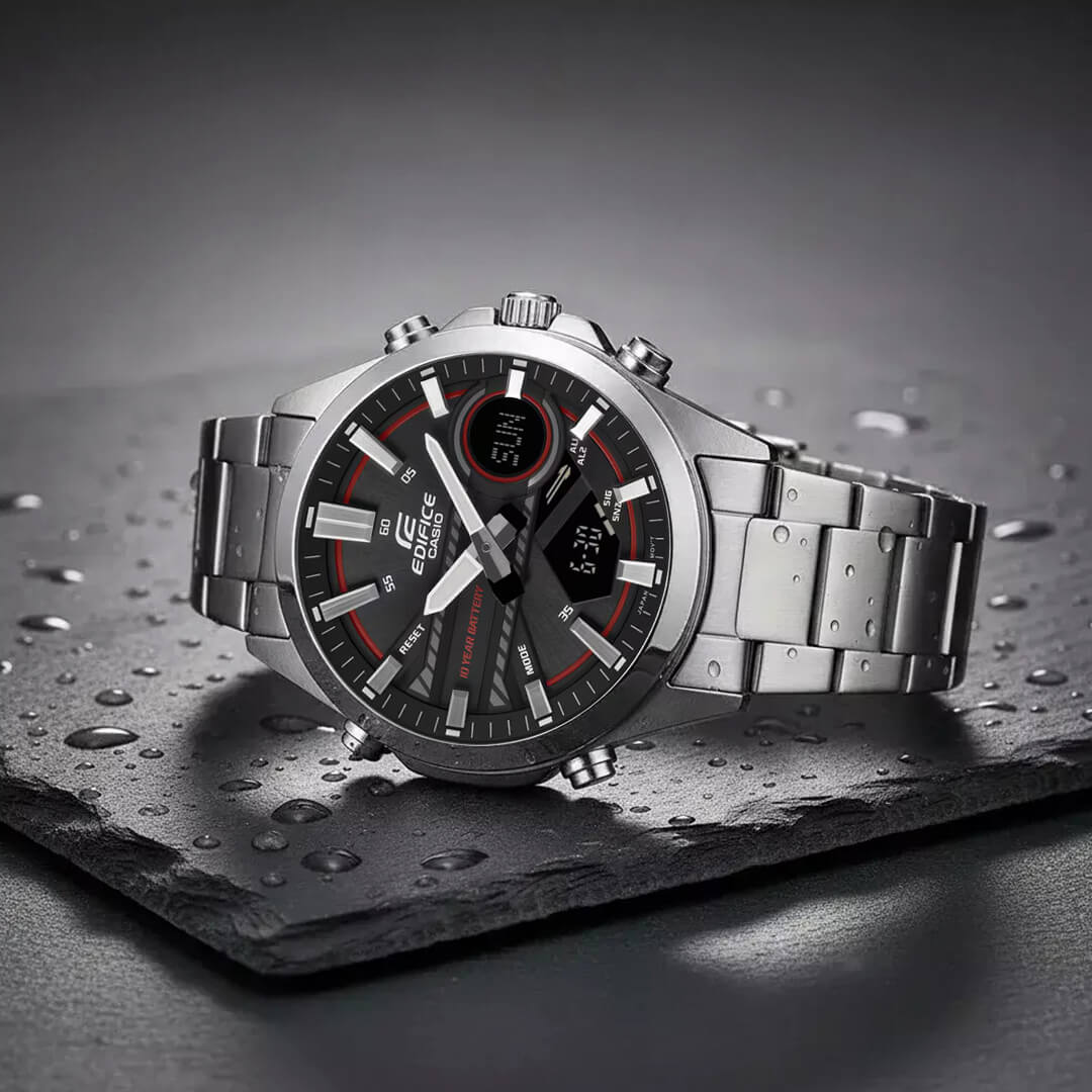 Reloj Edifice EFV-C120D-1A4D Hombre Acero Plateado