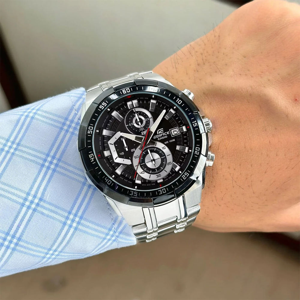 Reloj Edifice EFR-539D-1AVUDF Hombre Acero Plateado