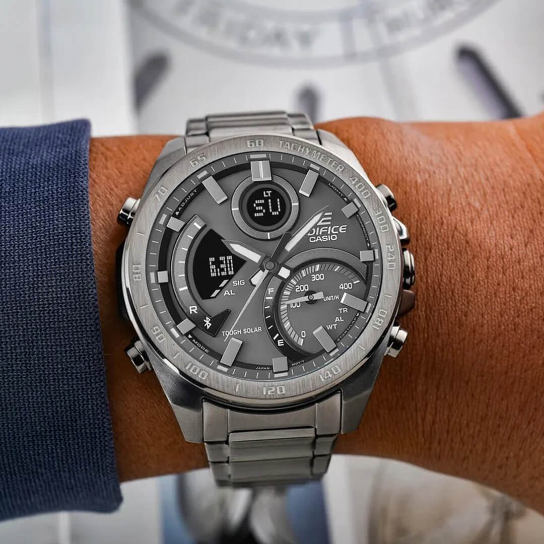 Reloj Edifice ECB-900MDC-1AD Hombre Bluetooth Gris