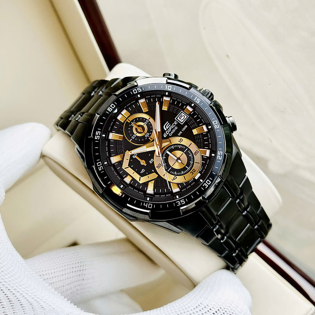 Reloj Edifice EFR-539BK-1AVUDF Hombre Acero Negro