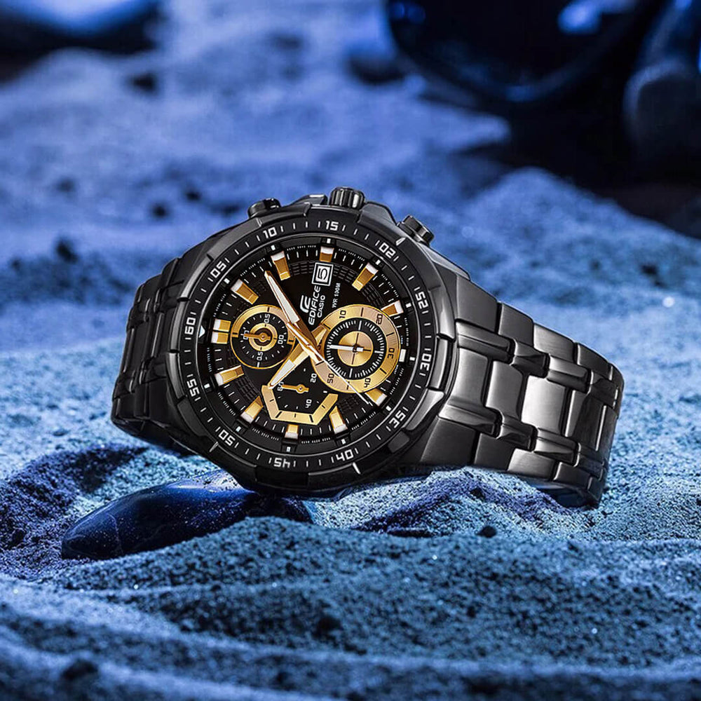 Reloj Edifice EFR-539BK-1AVUDF Hombre Acero Negro
