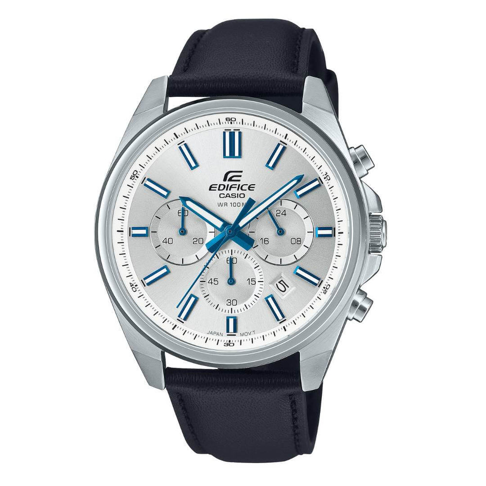 Reloj Edifice EFV-650L-7A Hombre Cuero Negro