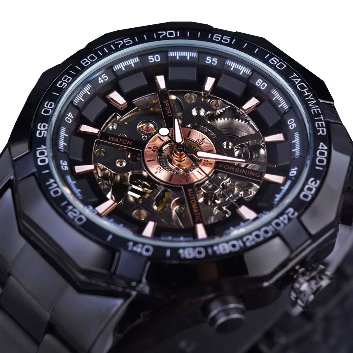 Reloj Forsining Hombre Automático Negro | FOR-2