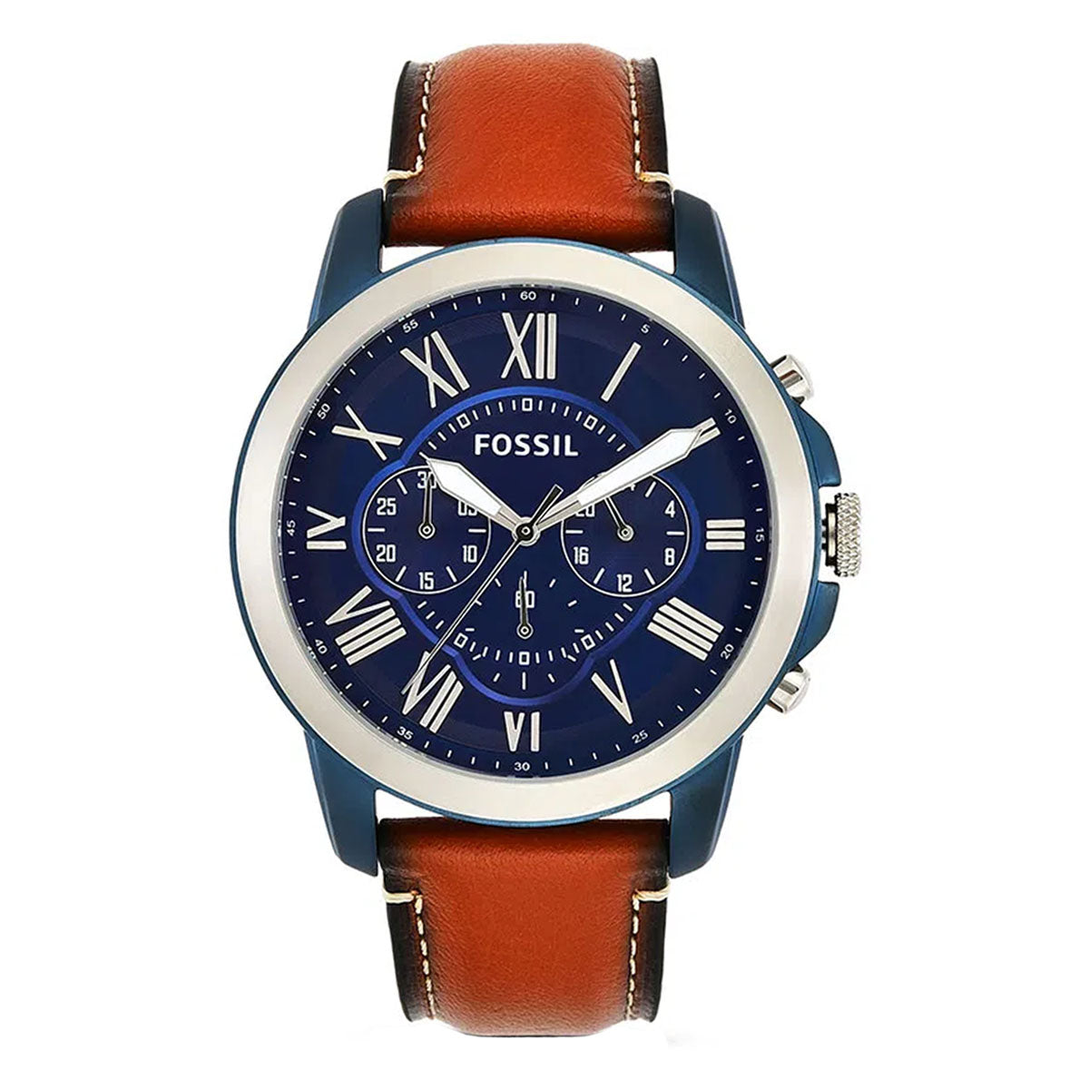Reloj Fossil Grant FS5151 Hombre Cuero Marrón | FOS-20